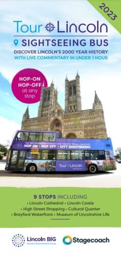 Lincoln’s Open Top Sightseeing Tour Bus